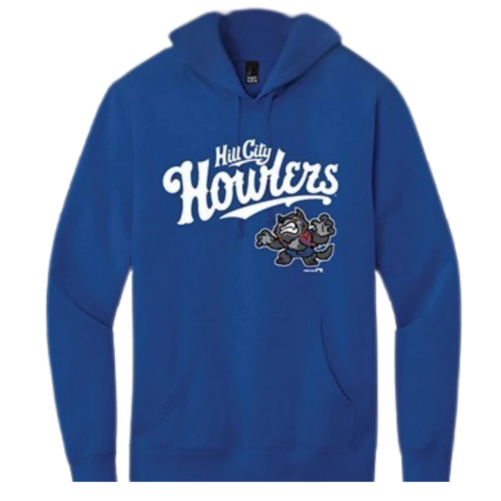 Hill City Howlers Adult Royal Primary Werewolf Logo Hoodie