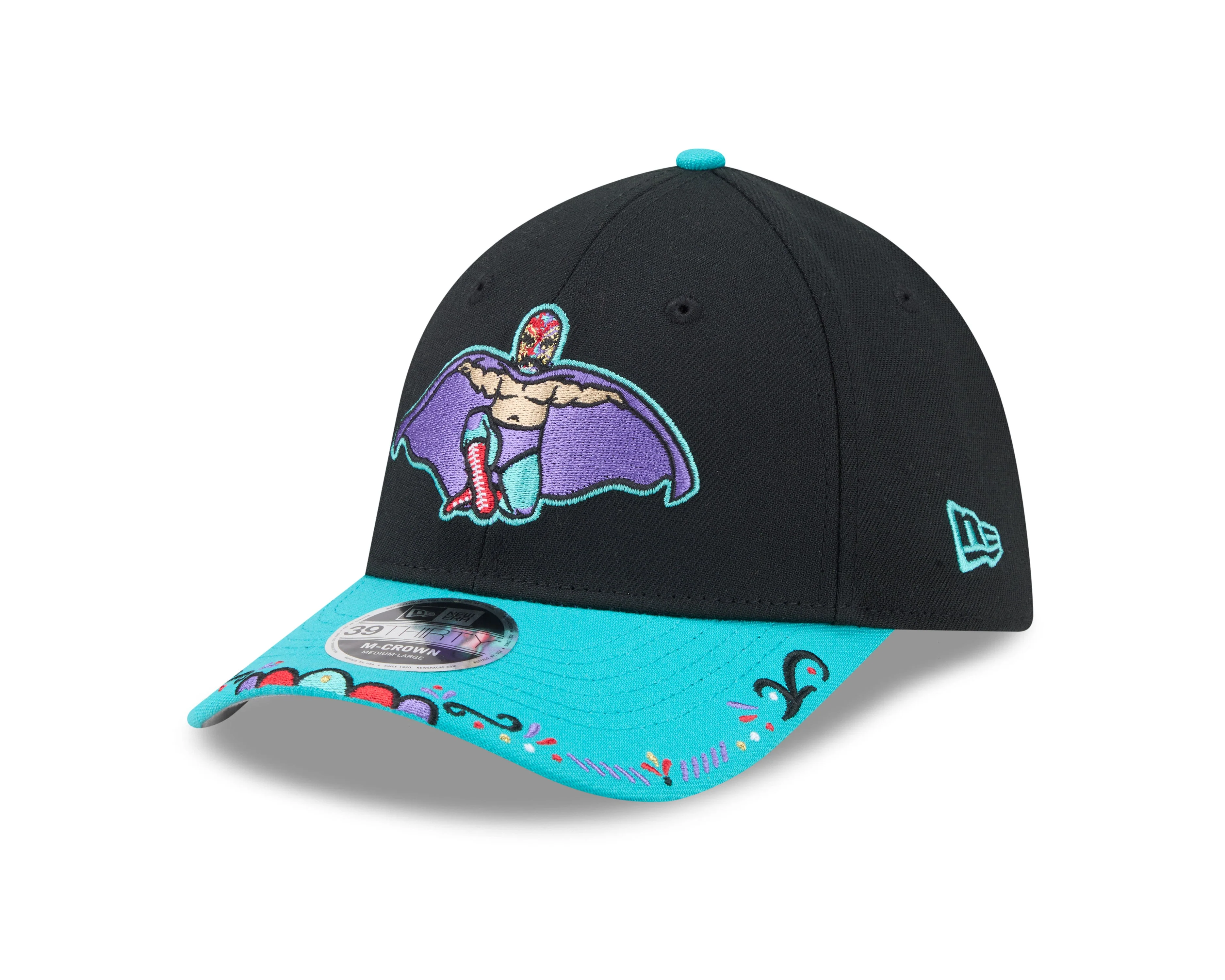 Hill City Howlers Luchadores Copa New Era 39THIRTY Cap - Image 2
