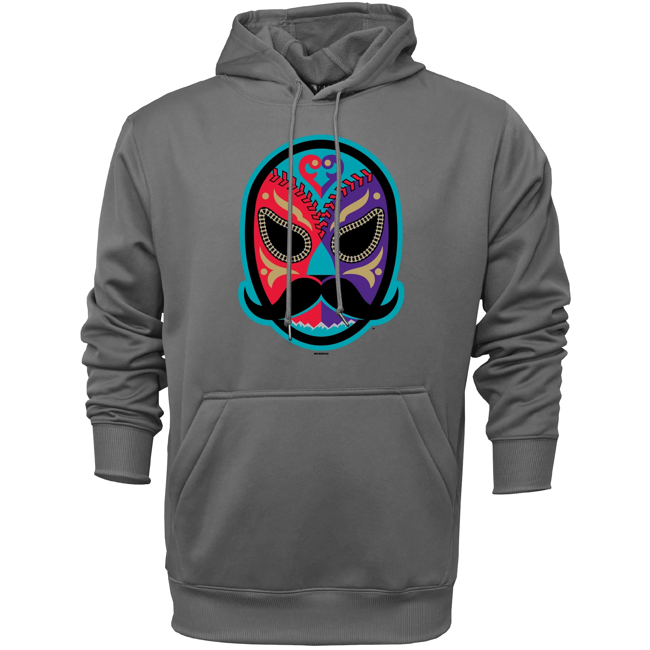 Hill City Howlers Luchadores Men's Gray Athletic Hoodie