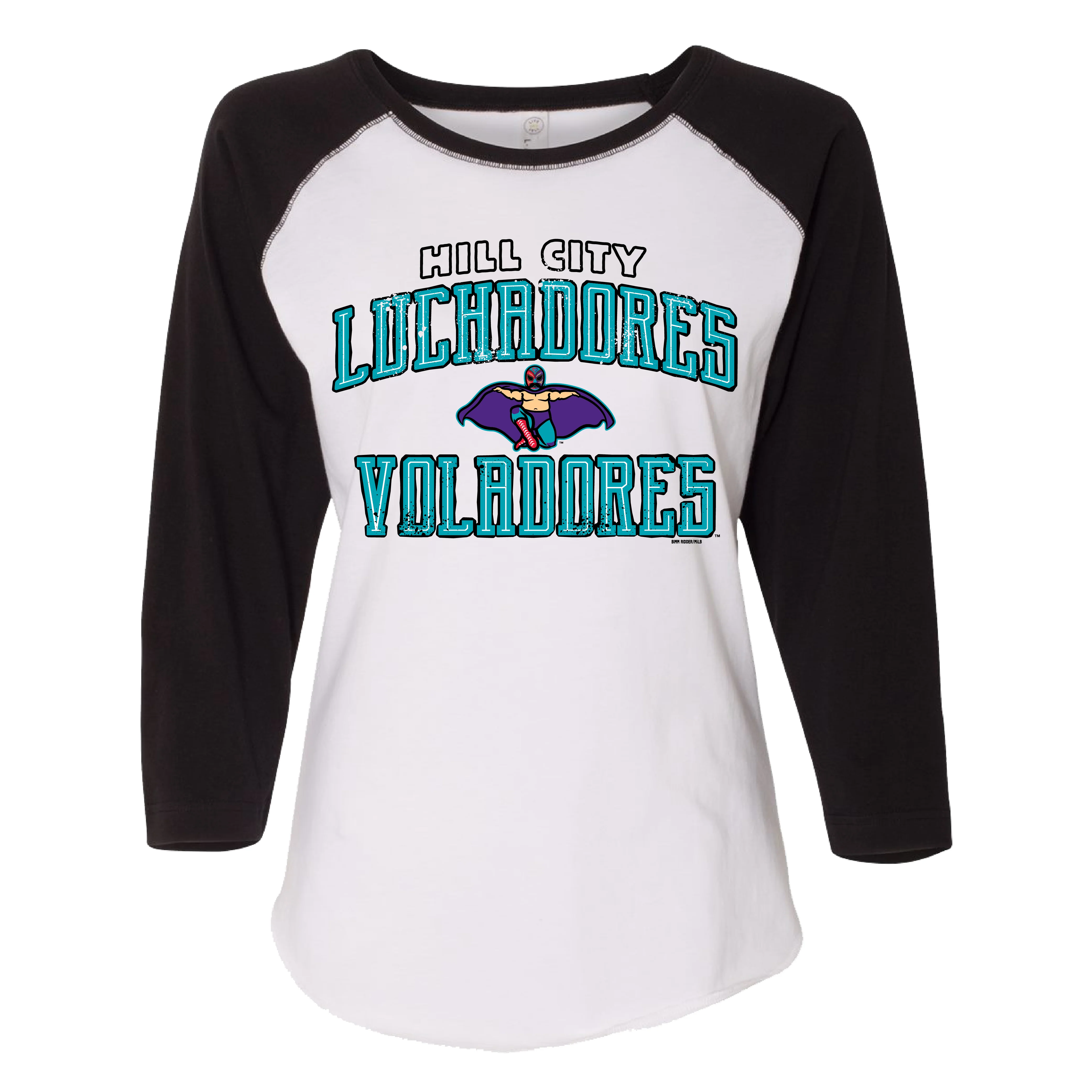 Hill City Howlers Luchadores Women's 3/4 Sleeve Tee