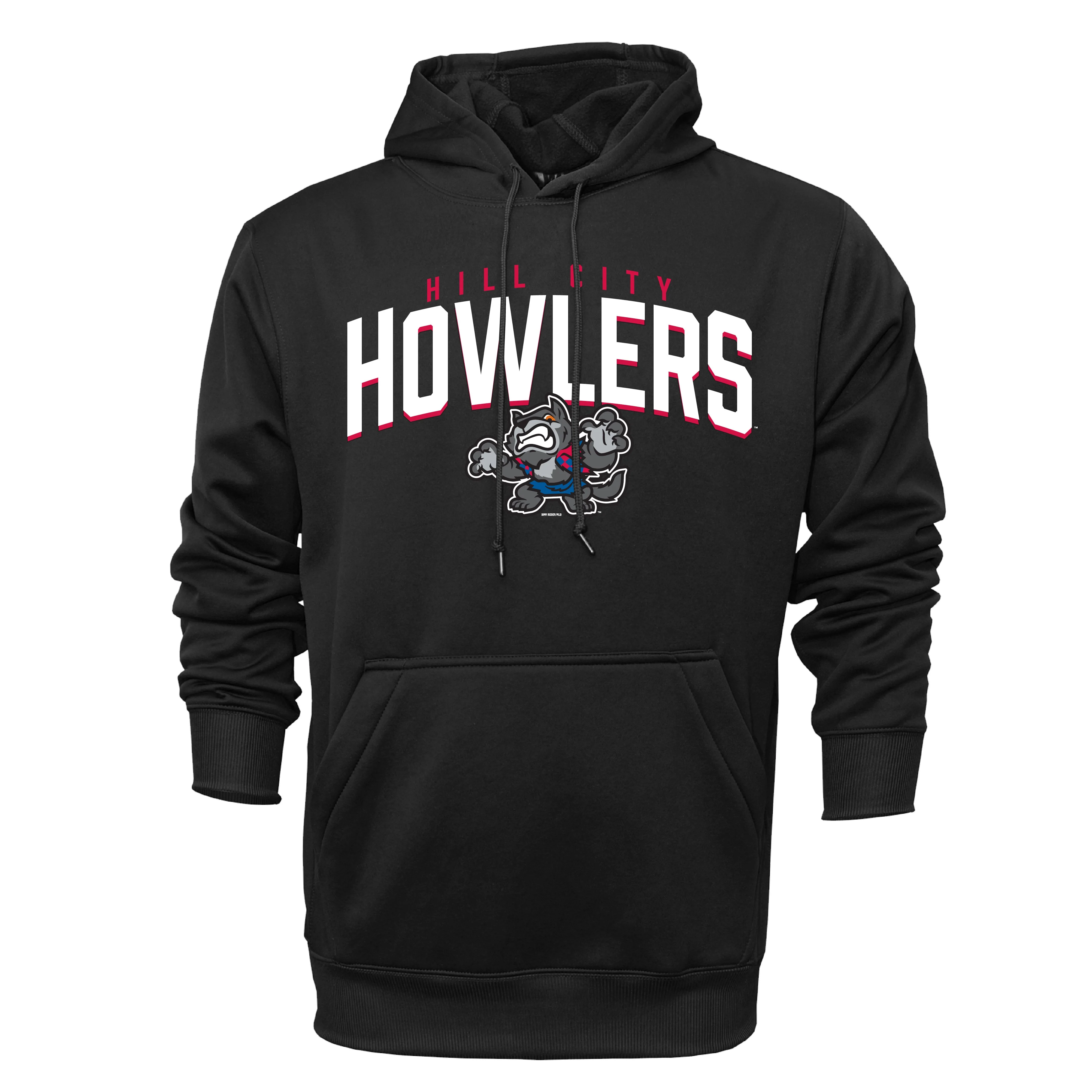 Hill City Howlers Men's Black Athletic Hoodie