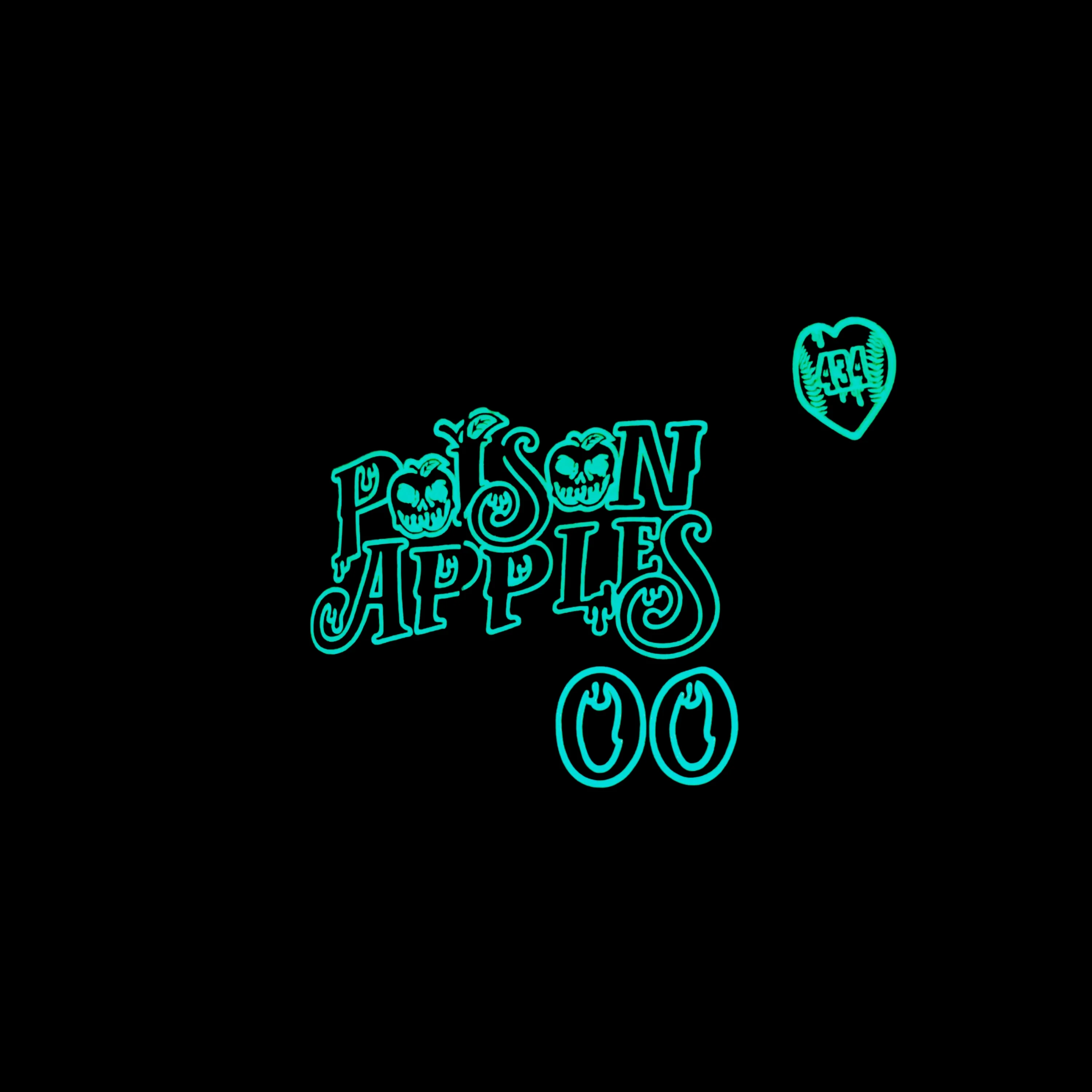 Hill City Howlers Poison Apples Glow-in-the-Dark Embroidered Jersey - Image 2