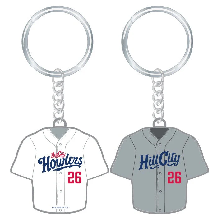 Hill City Howlers Reversible Jersey Keychain