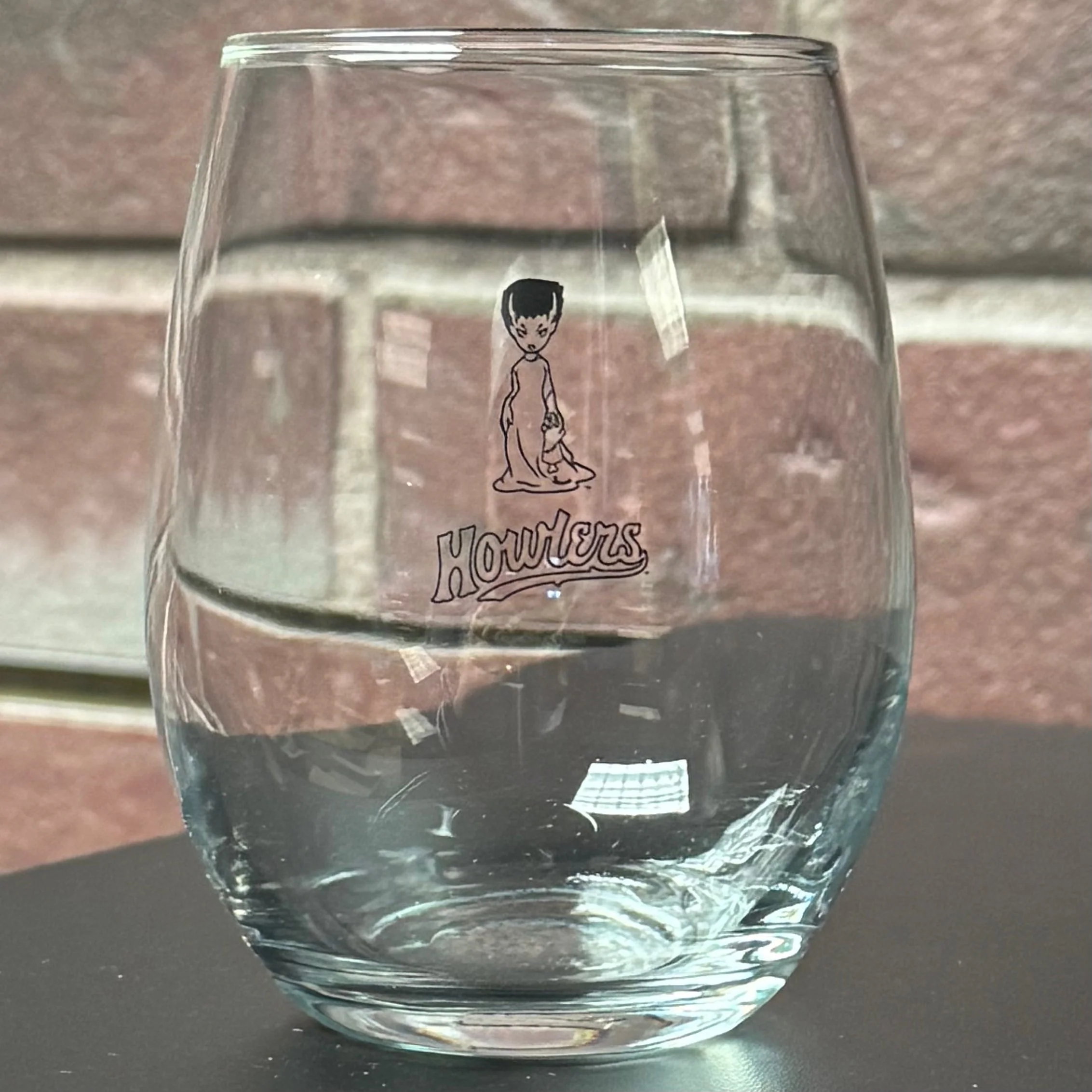 Hill City Howlers Stemless Wine Glass