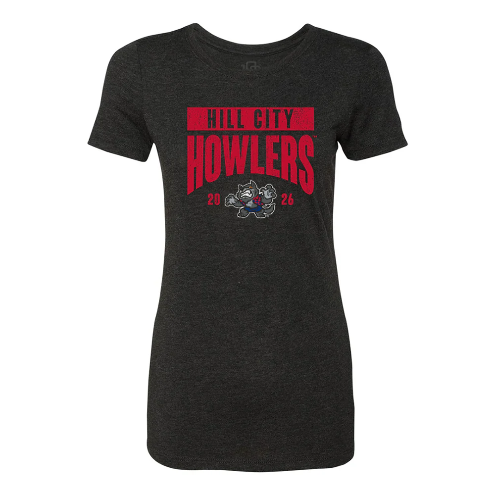 Hill City Howlers Women's 108 Stiches Black Collegiate Tee