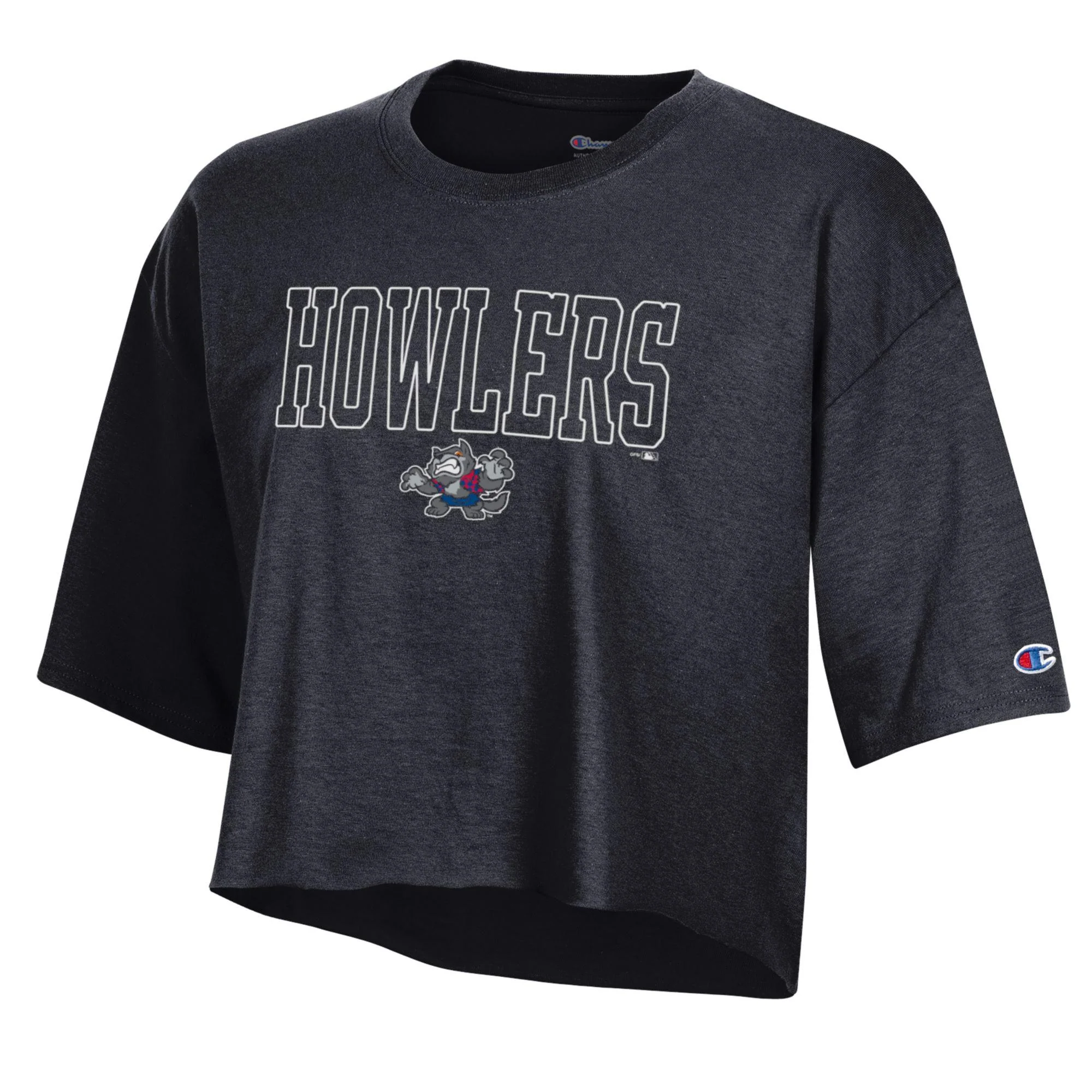 Hill City Howlers Women's Champion Boyfriend Crop Tee
