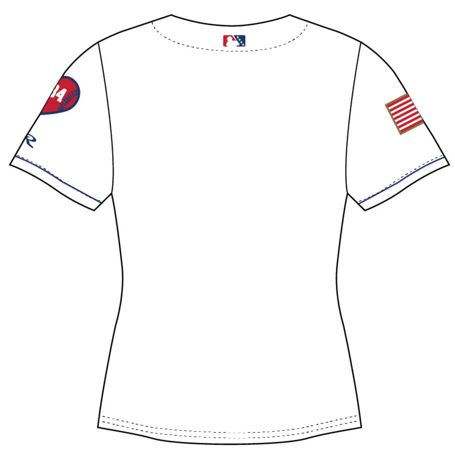Hill City Howlers Women's Home Sublimated Jersey - Image 2