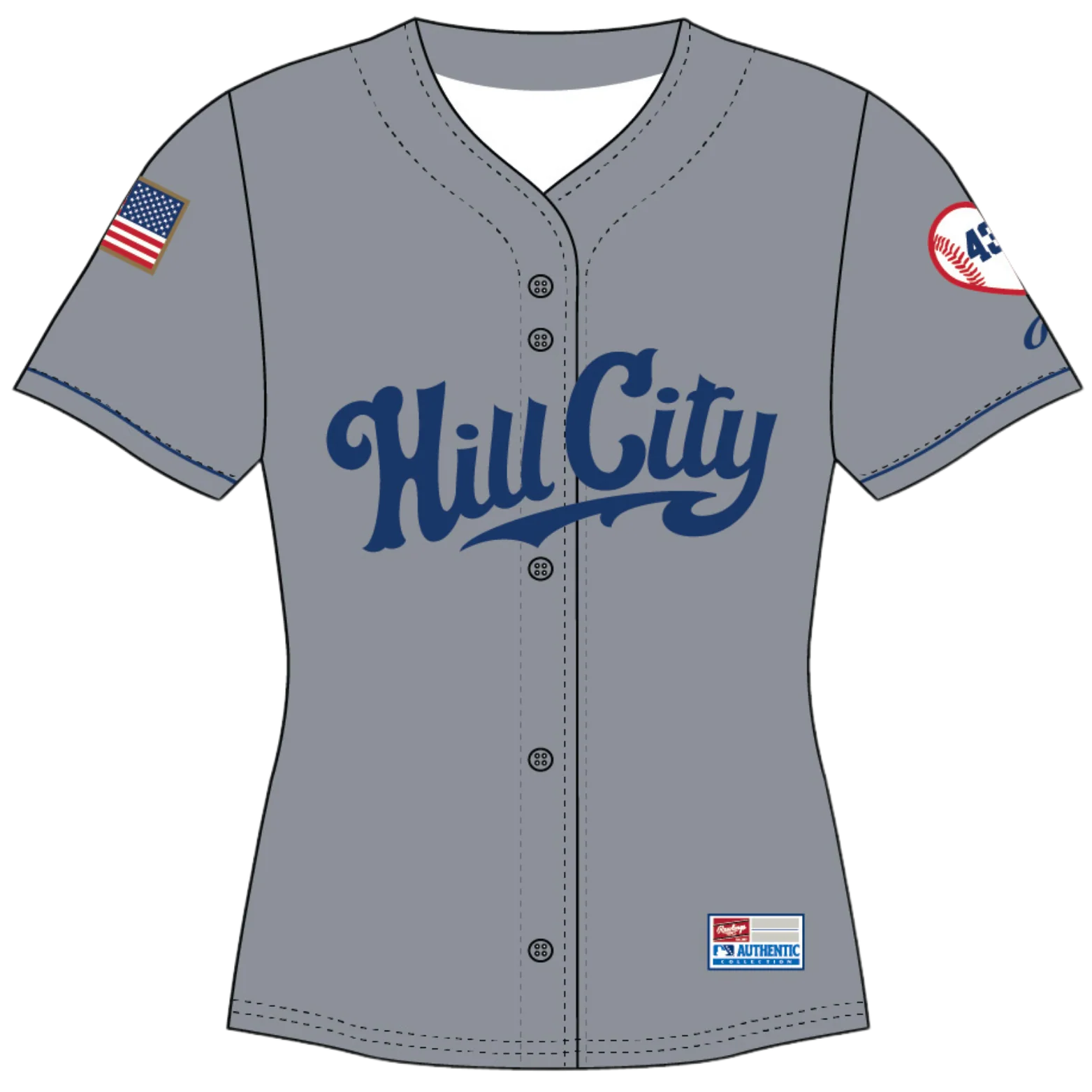 Hill City Howlers Women's Road Sublimated Jersey