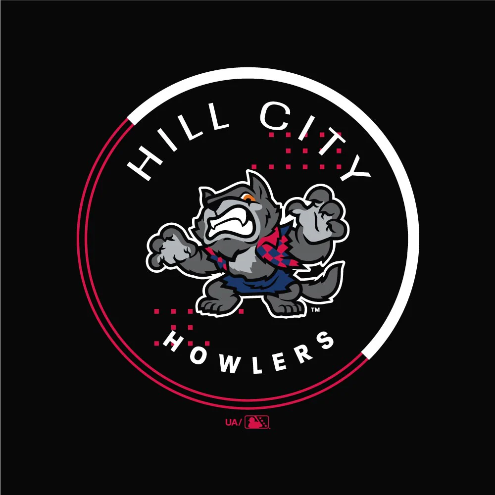Hill City Howlers Women's Under Armour Tech Stretch L/S Tee - Image 2