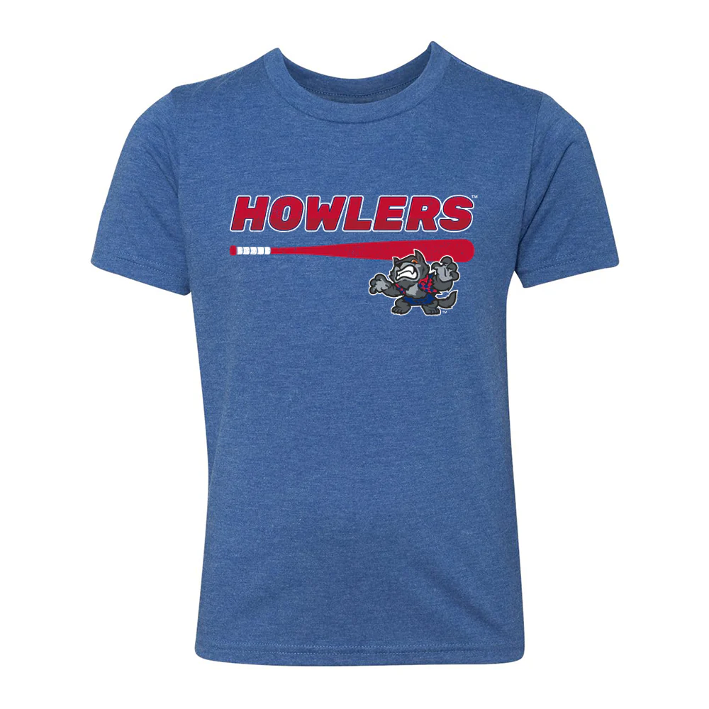 Hill City Howlers Youth 108 Stiches Royal Tape Tee
