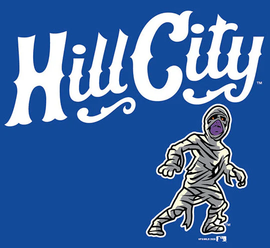 Hill City Howlers Youth Royal Mummy Logo Jersey Tee - Image 2