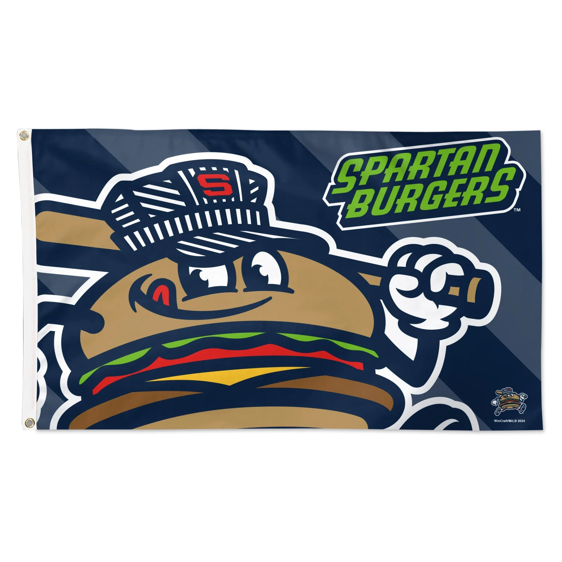 Hub City Spartanburgers 3x5 Flag