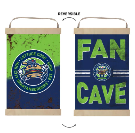 Hub City Spartanburgers Fan Cave Sign