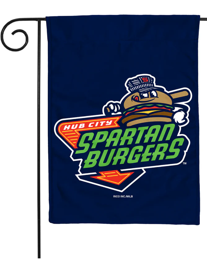 Hub City Spartanburgers Garden Flag