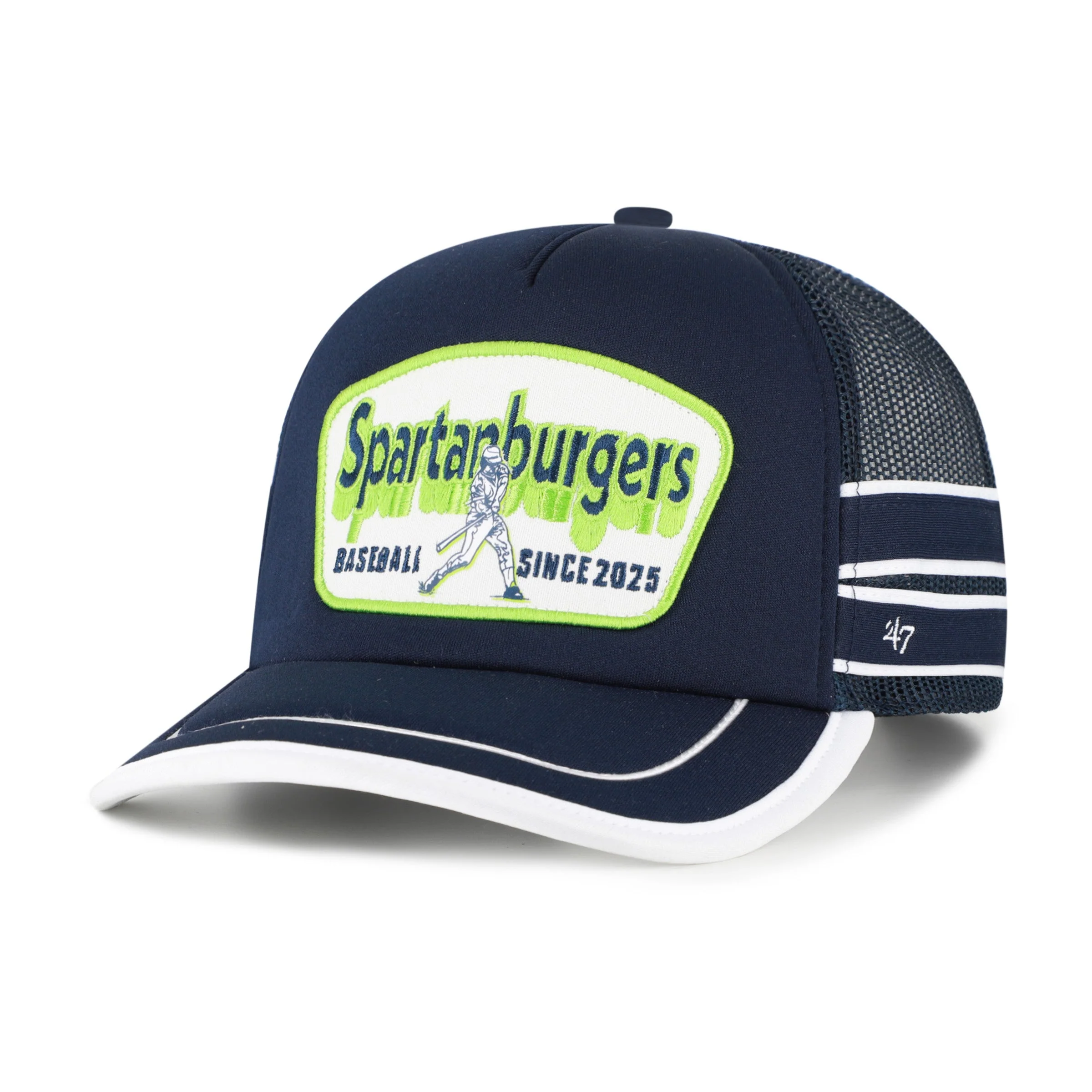 Hub City Spartanburgers Golden Age '47 Hitch Foam Front Hat