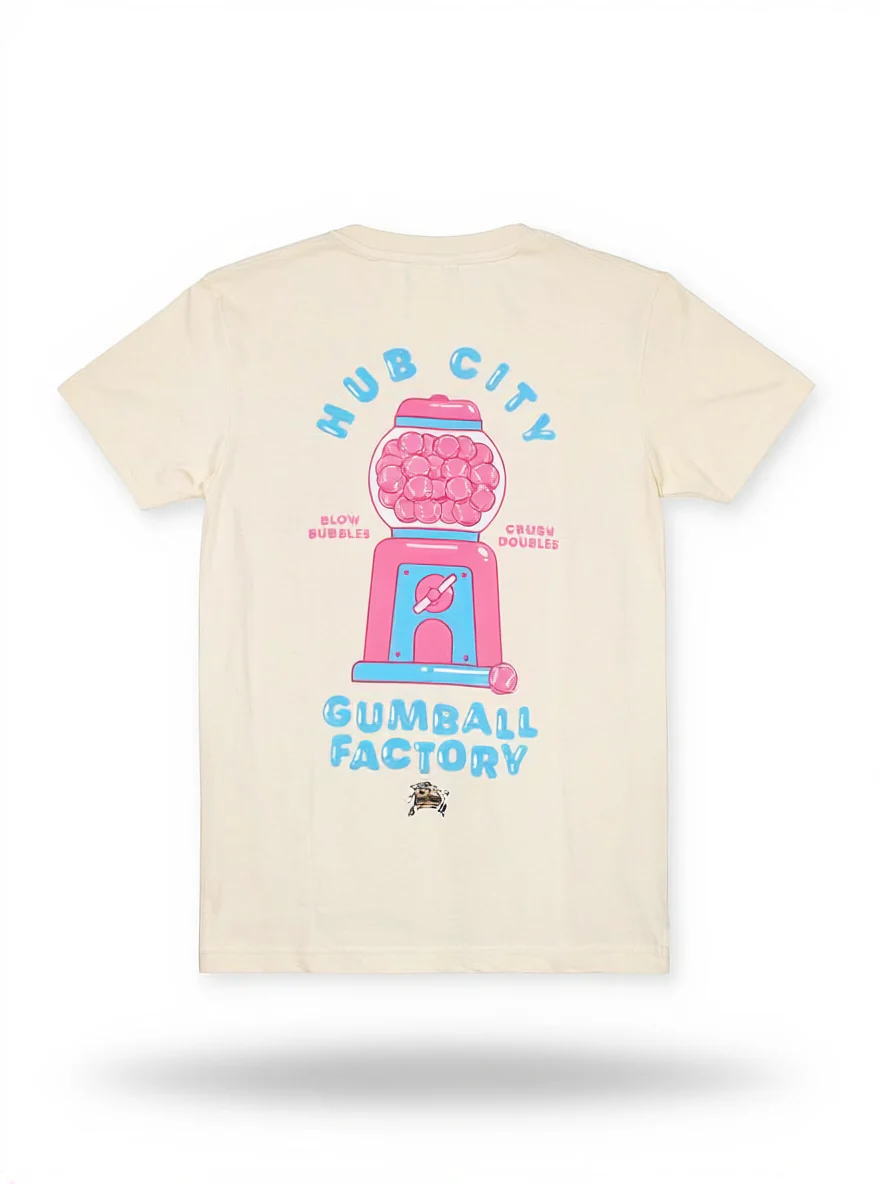 Adult Baseballism Gumball Factory Tee - Image 2