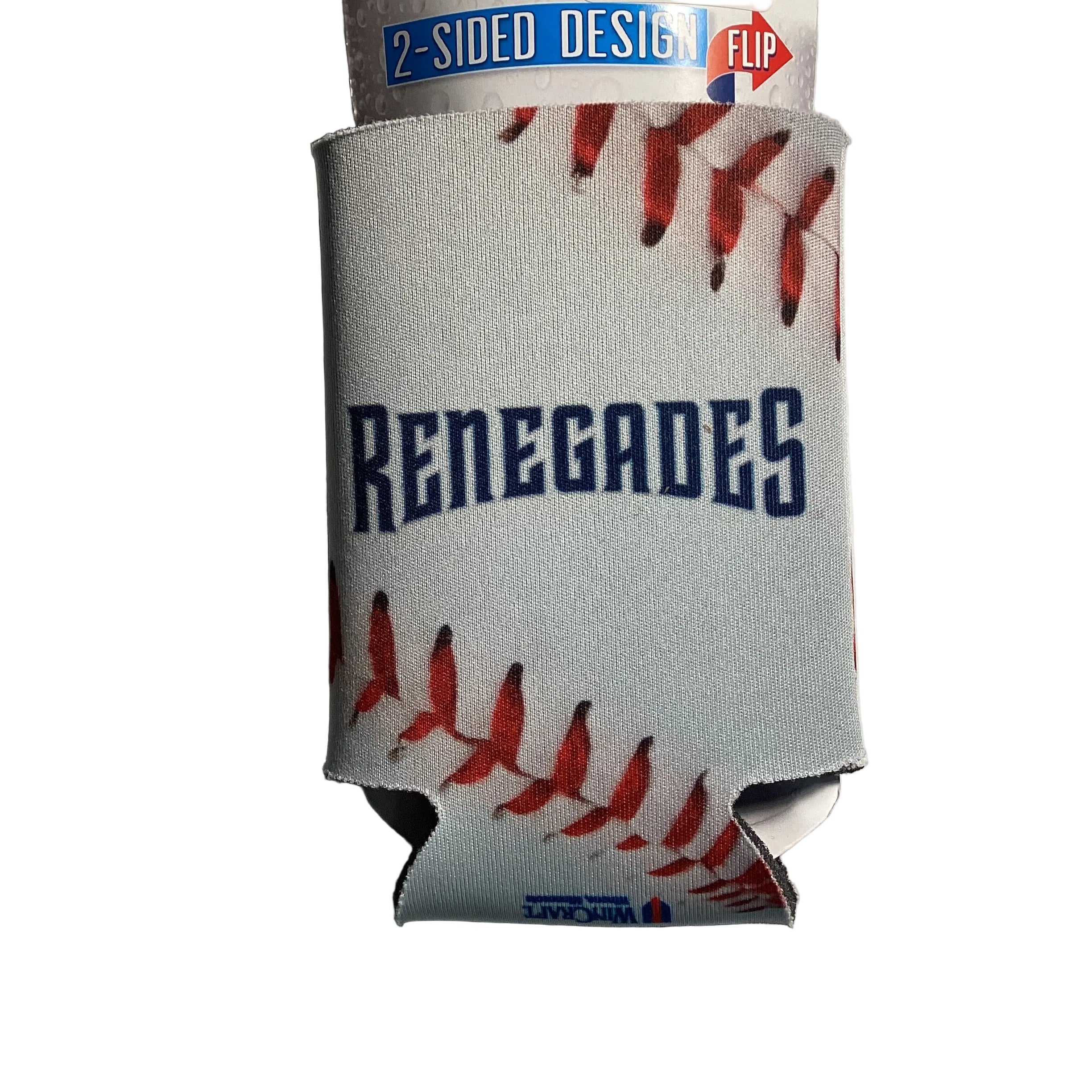 HVR 12oz. Baseball Pattern Can Cooler - Image 2