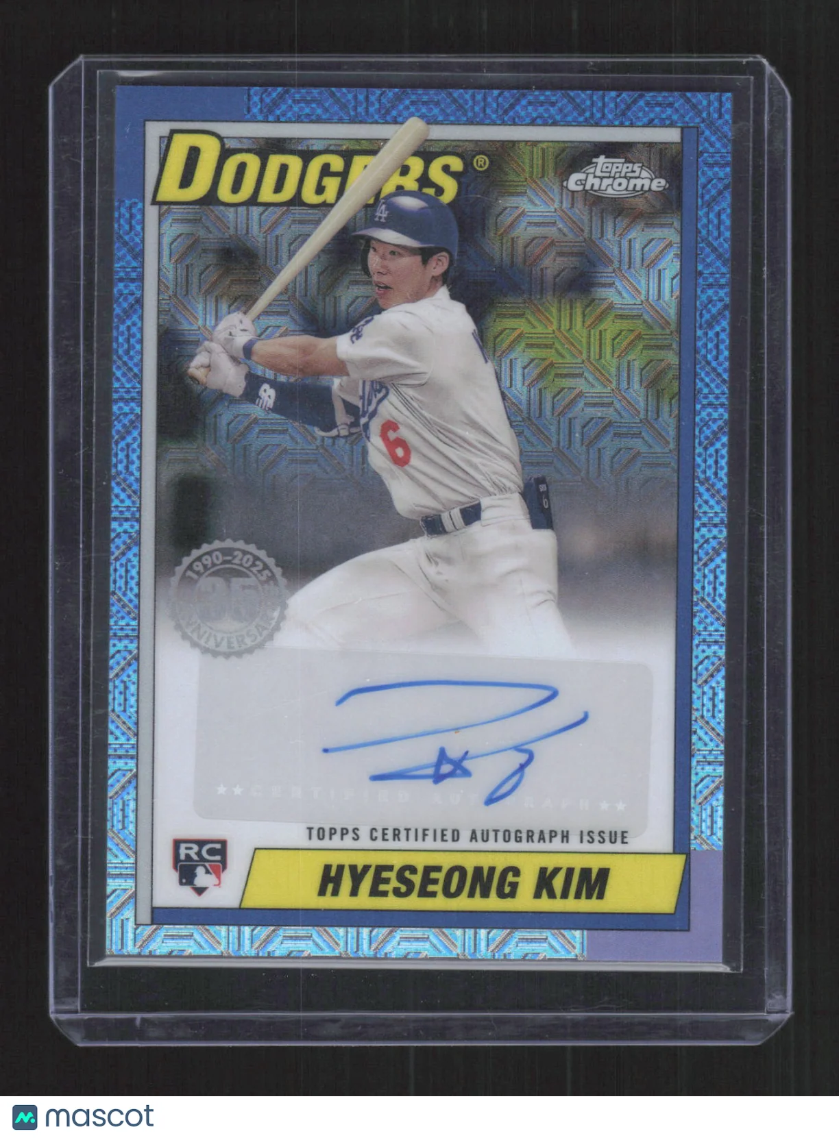 Hyeseong Kim 2025 Topps Chrome 1990 Topps Autogra