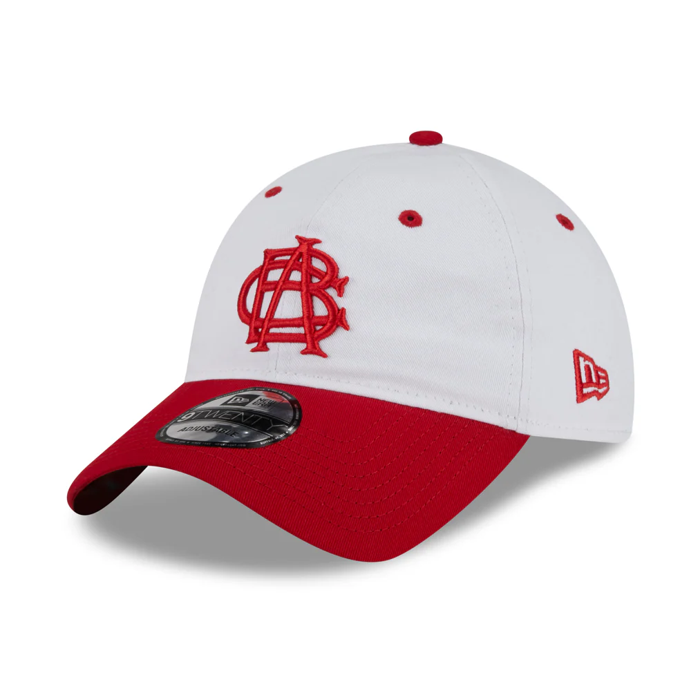 Indianapolis ABC's Adult White/Red New Era Adjustable 9TWENTY Cap