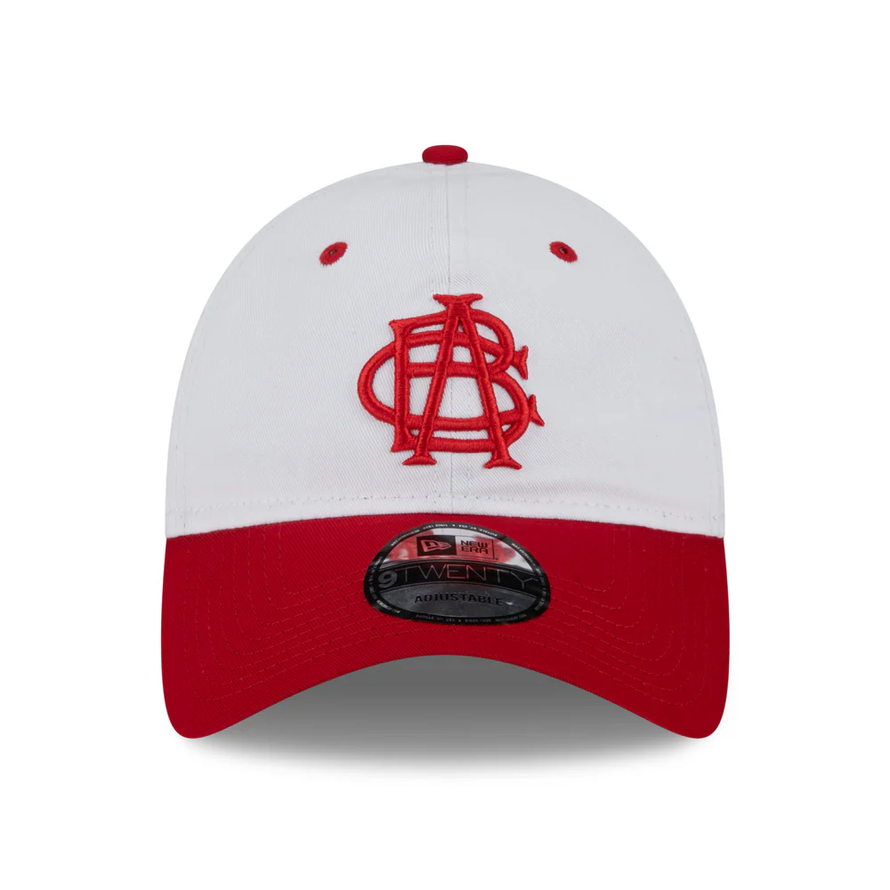Indianapolis ABC's Adult White/Red New Era Adjustable 9TWENTY Cap - Image 2