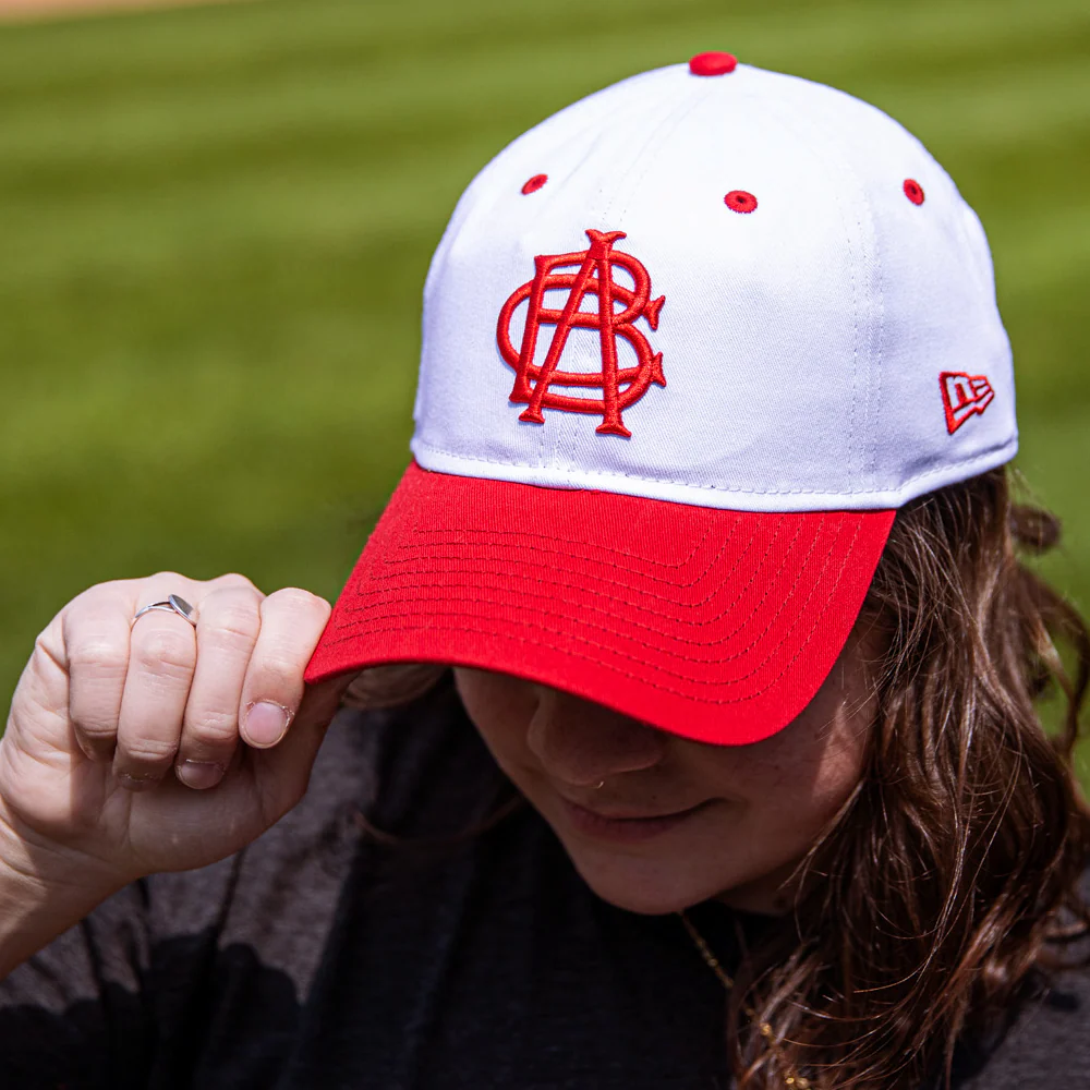 Indianapolis ABC's Adult White/Red New Era Adjustable 9TWENTY Cap - Image 5