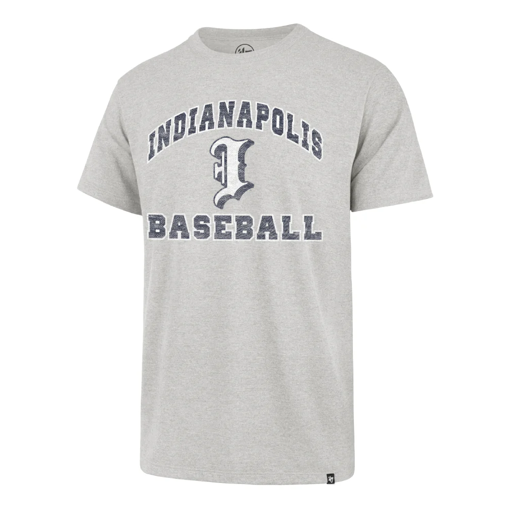 Indianapolis Indians '47 Adult Grey Pathway Franklin Tee