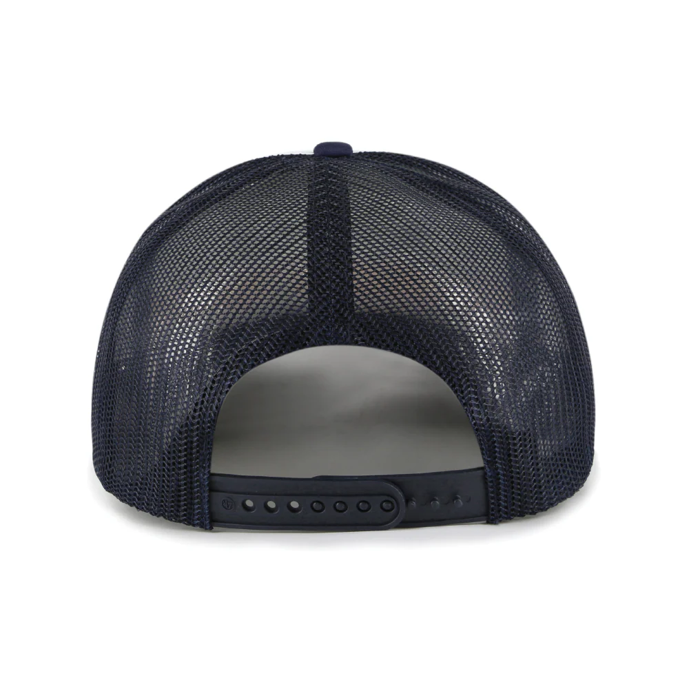 Indianapolis Indians '47 Adult Navy Circle City Liftoff Foam Adjustable Trucker Snapback Cap - Image 3