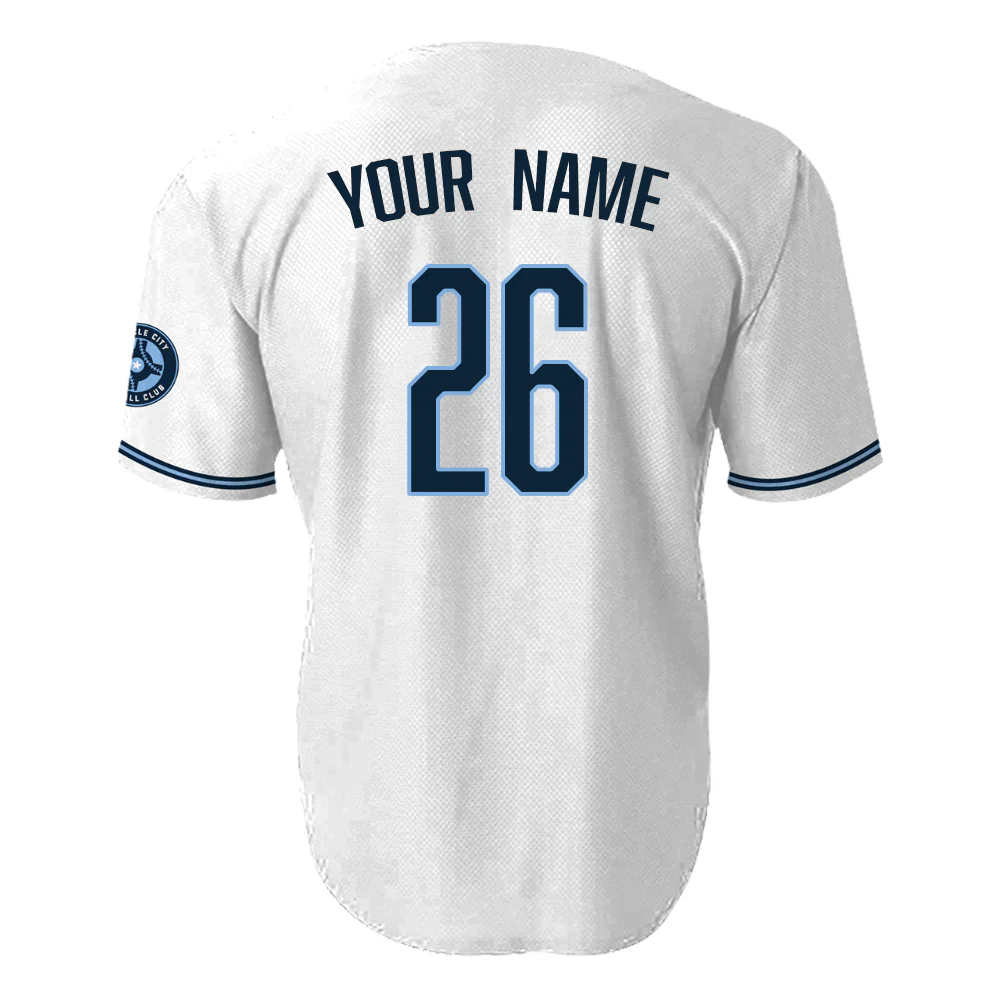 Indianapolis Indians Adult Customizable White Circle City Replica Jersey - Image 2
