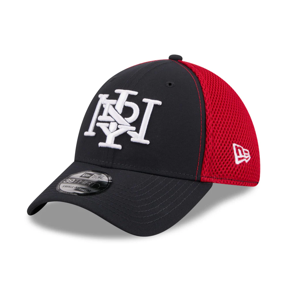 Indianapolis Indians Adult Navy/Red New Era Neo 39THIRTY Stretch-Fit Cap