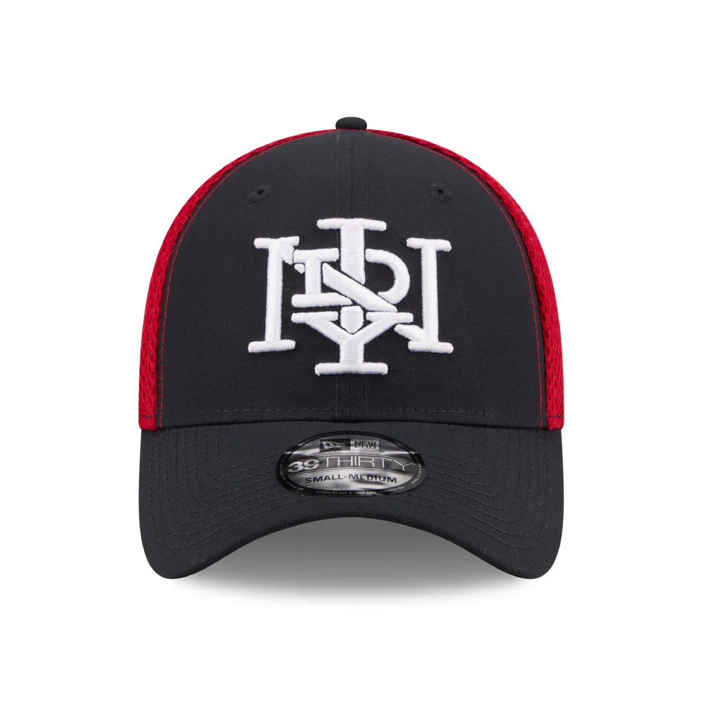 Indianapolis Indians Adult Navy/Red New Era Neo 39THIRTY Stretch-Fit Cap - Image 2