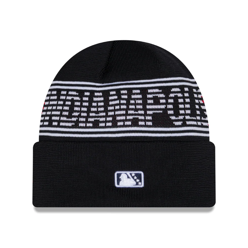 Indianapolis Indians Adult Navy Performance Official On-Field New Era Beanie Knit Cap - Image 2
