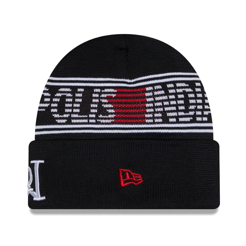 Indianapolis Indians Adult Navy Performance Official On-Field New Era Beanie Knit Cap - Image 3