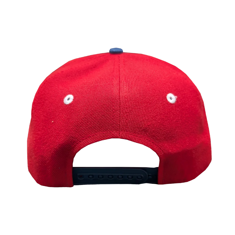 Indianapolis Indians Bimm Ridder Adult Red/Navy Choice Adjustable Snapback Cap - Image 4