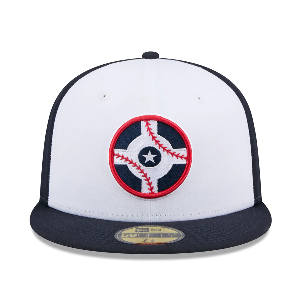 Indianapolis Indians Circle City New Era White/Navy Authentic On-Field 59FIFTY Cap - Image 2