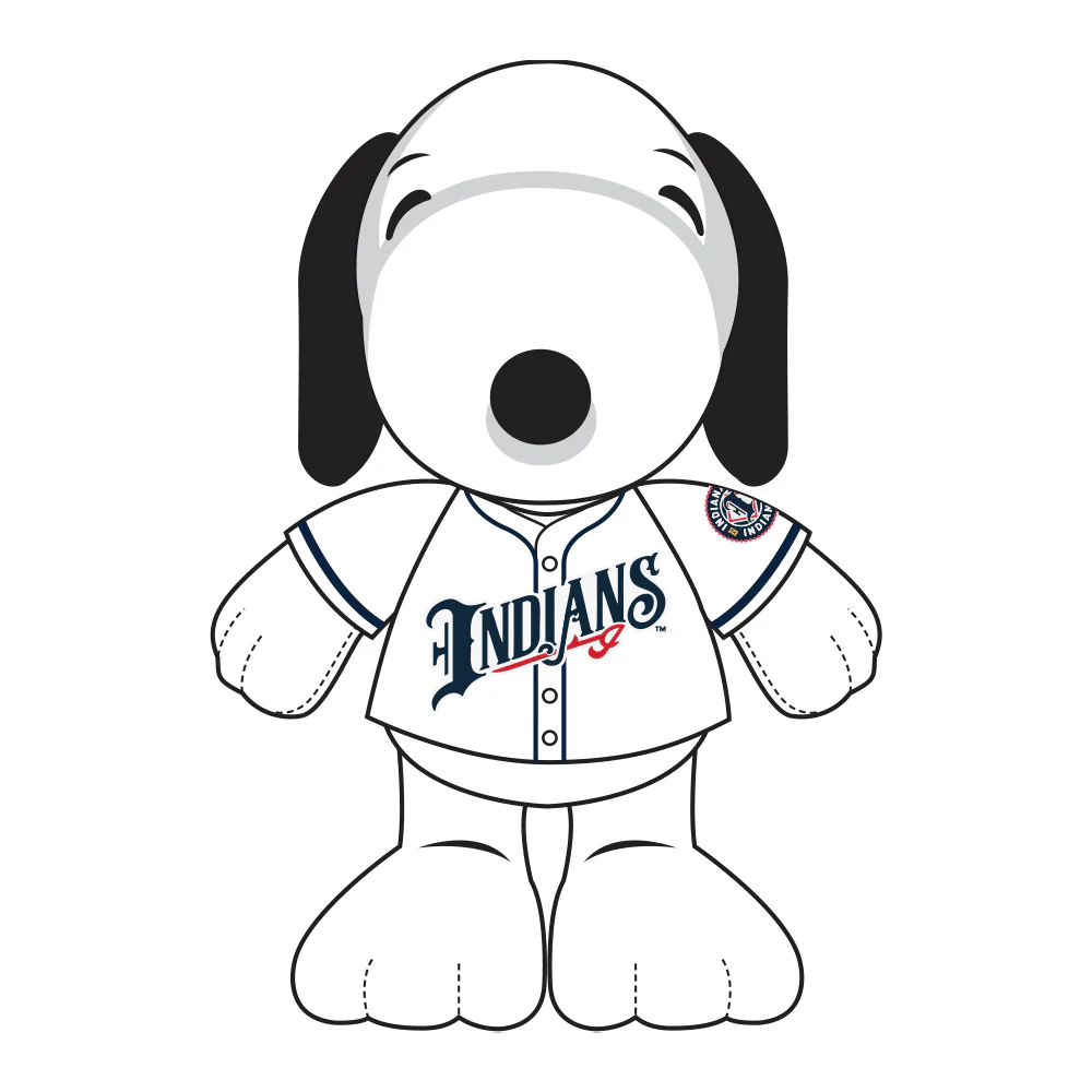Indianapolis Indians FOCO 10" Plush Jersey Snoopy