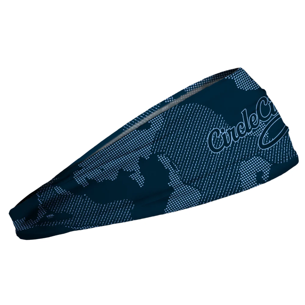 Indianapolis Indians Navy Circle City NanoWeave JUNK Headband - Image 2