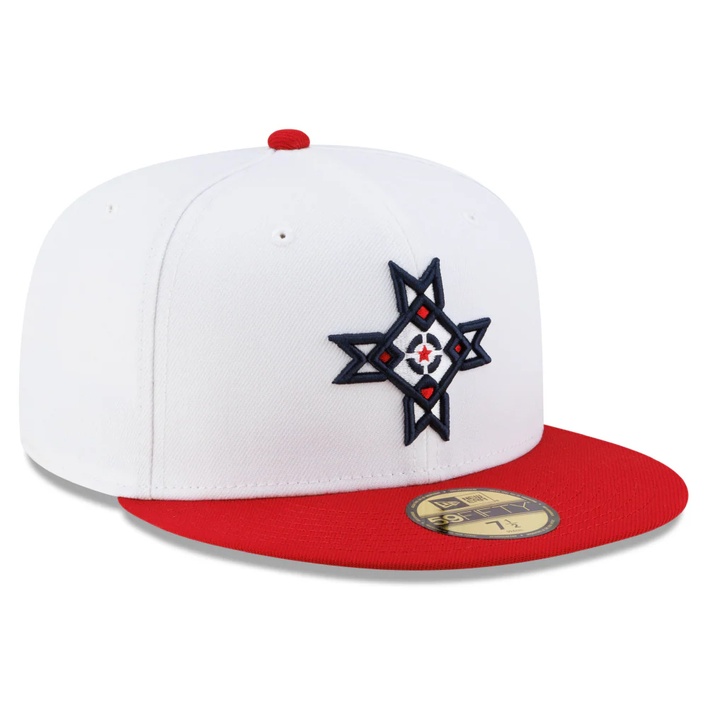 Indianapolis Indians White/Red Native American Heritage New Era Authentic Official On-Field 59FIFTY Cap - Image 3
