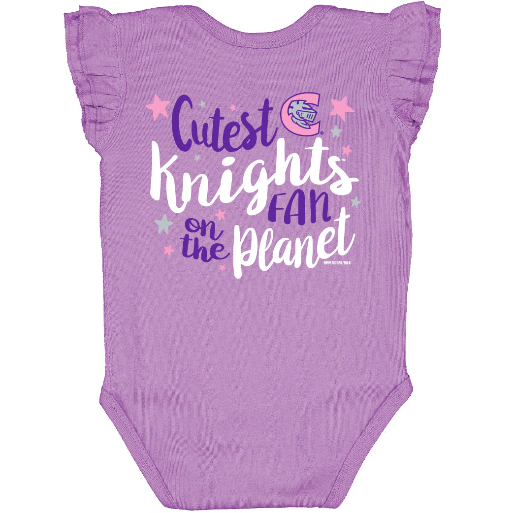 Infant Girls Flutter Sleeve Bodysuit