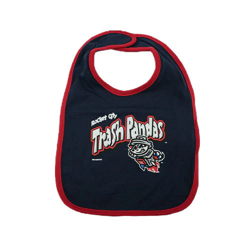 Rocket City Trash Pandas Infant Navy Bib