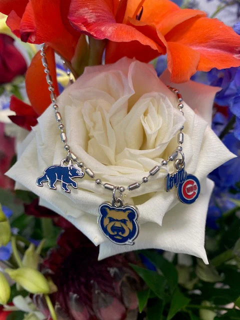 Iowa Cubs 3 Charm Necklace - Image 3