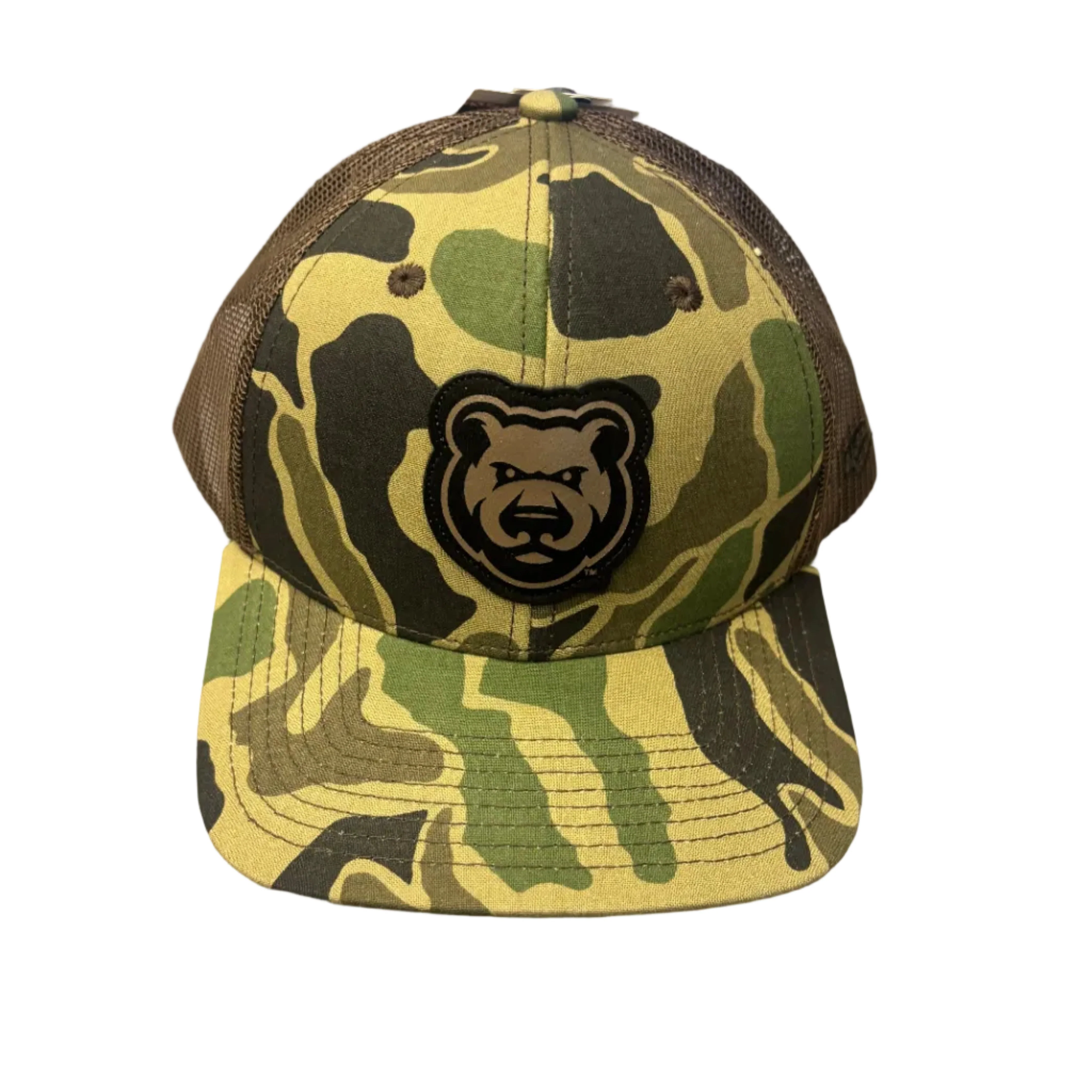 Iowa Cubs Brown Camo Trucker