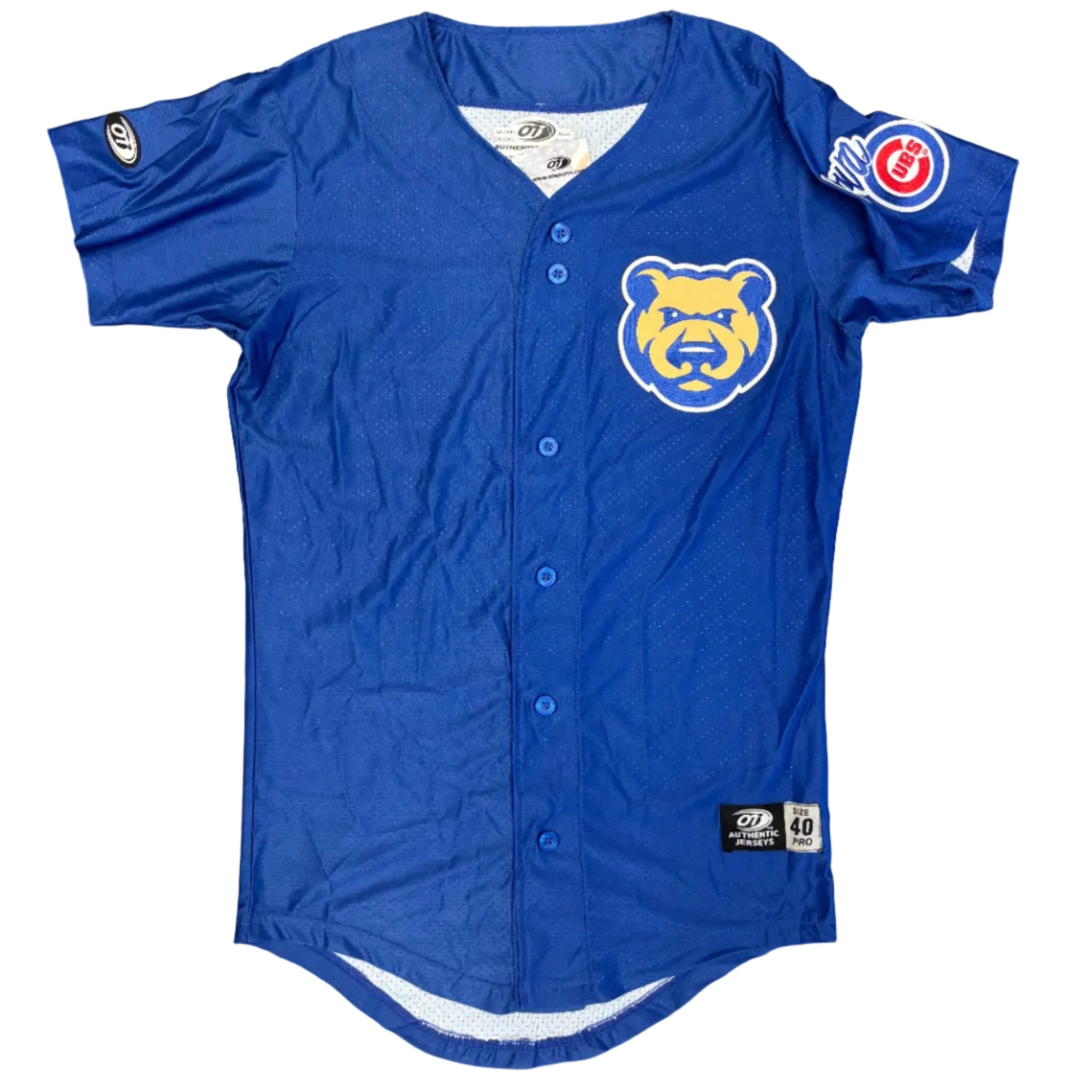 Iowa Cubs Home Premium Tackle Pointelle Jersey