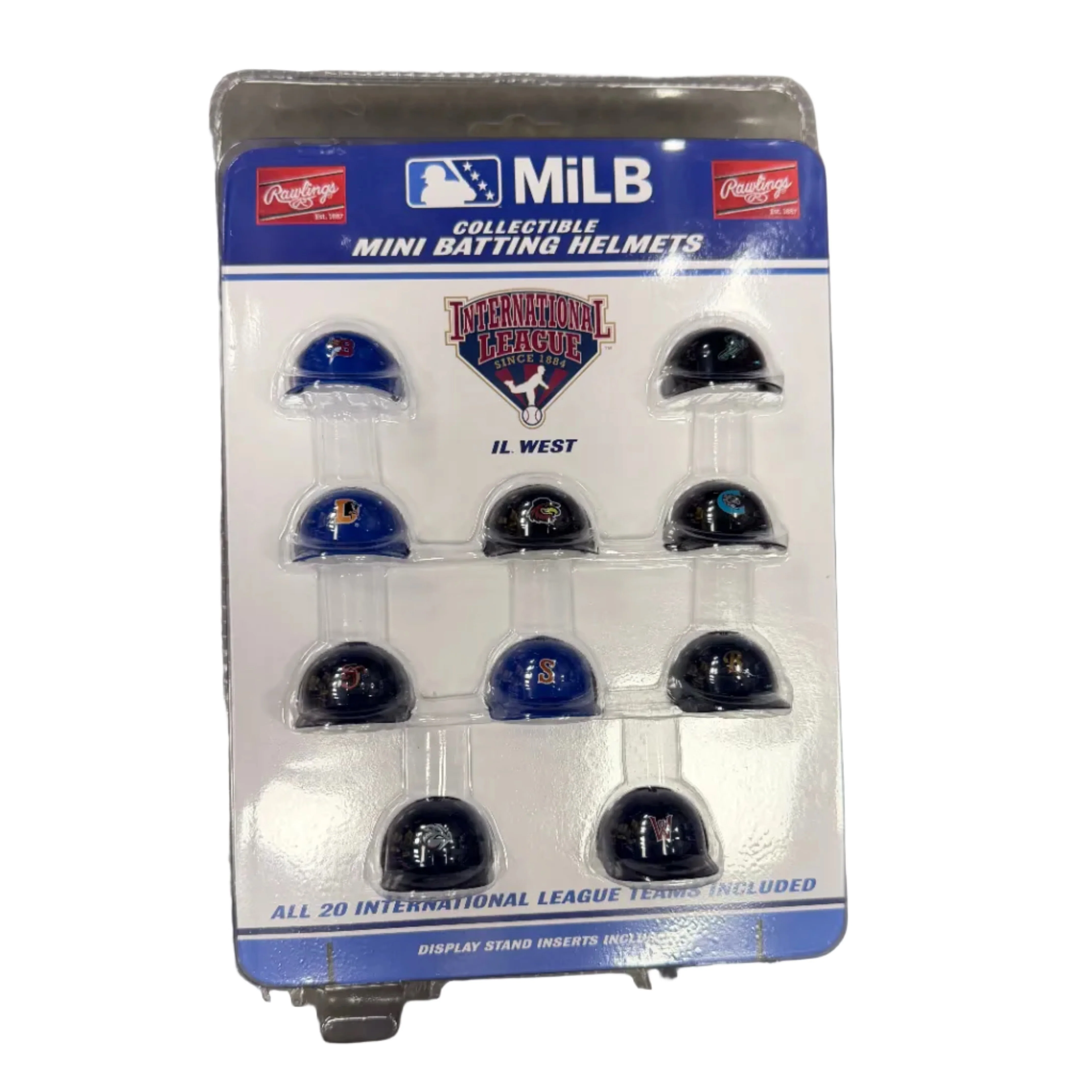 Iowa Cubs International League Mini Helmets