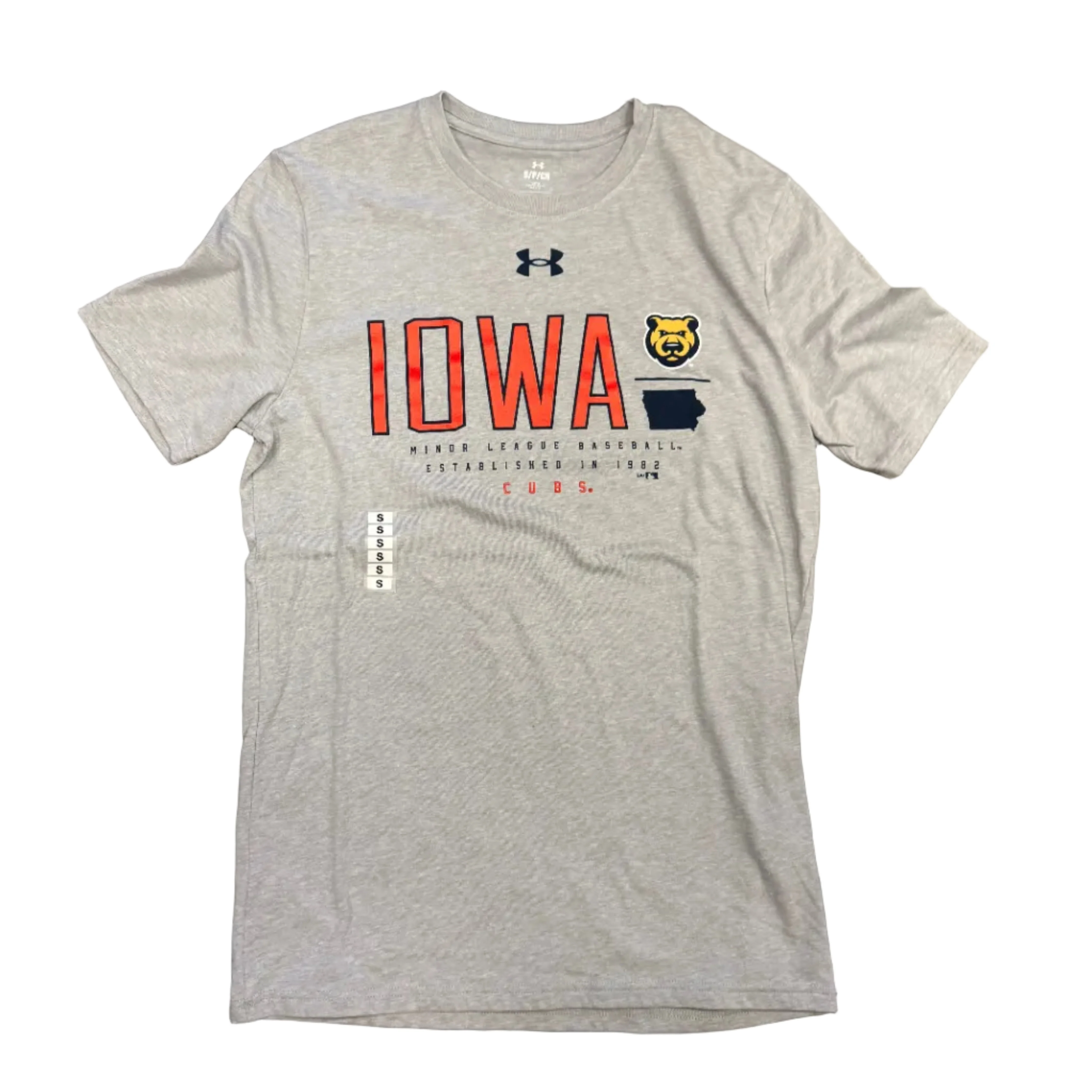 Iowa Cubs UA Performance Cotton Tee