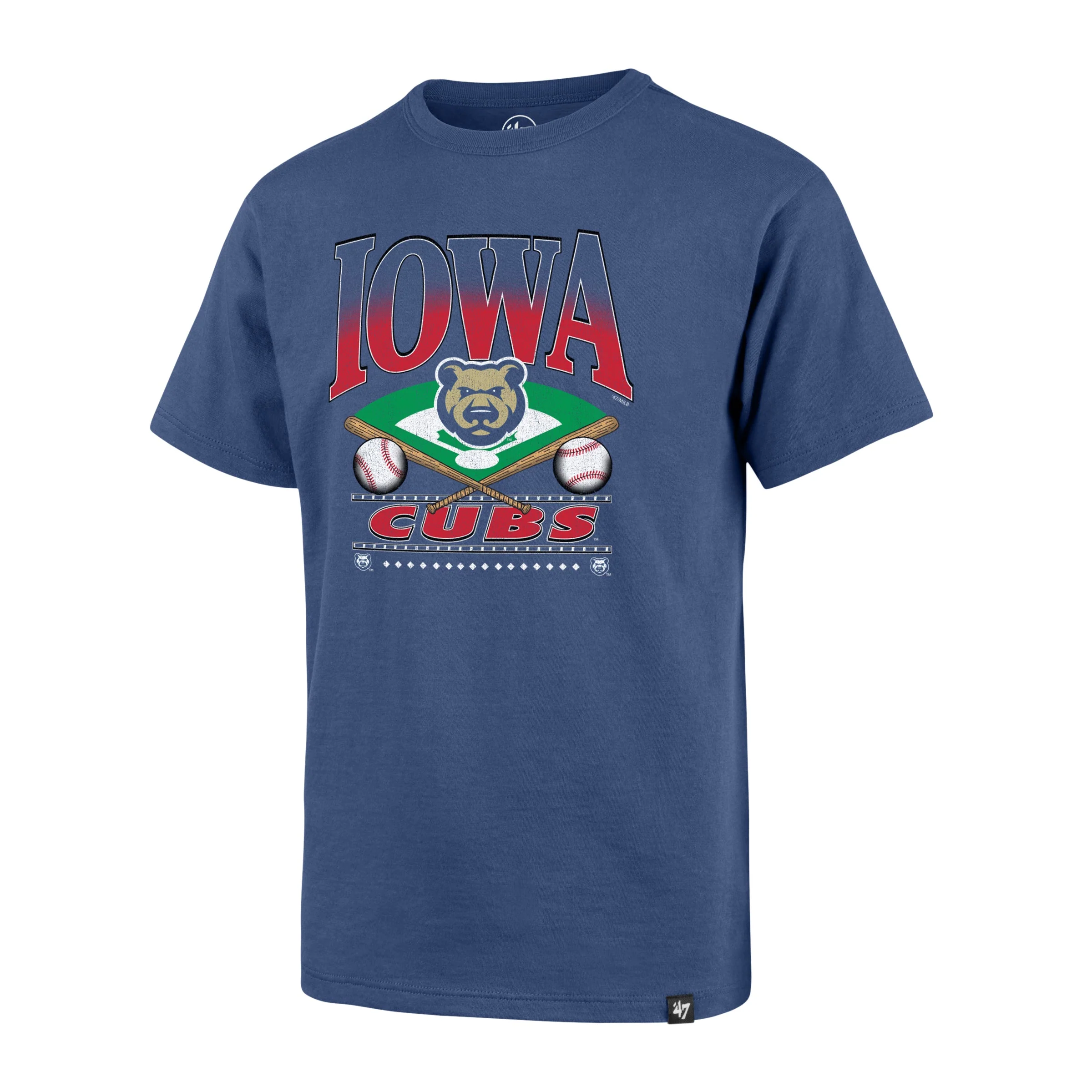 Iowa Cubs Youth Straight Shot Two Franklin SS Tee