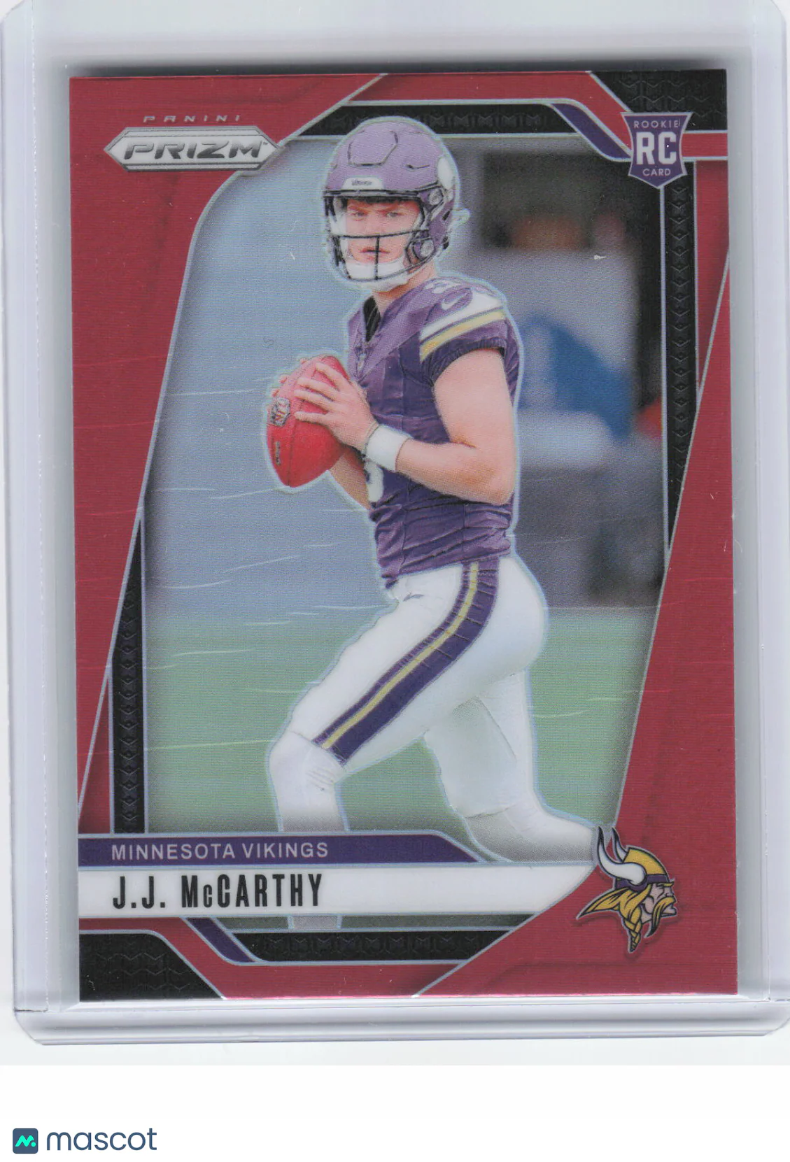 J.J. McCarthy 2024 Panini Prizm #400 Red SSP