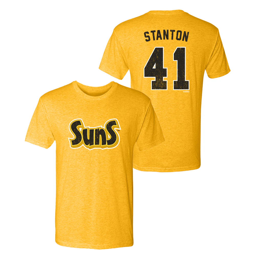 Jacksonville Jumbo Shrimp 108 Stitches Mike Stanton Jacksonville Suns Jersey Tee