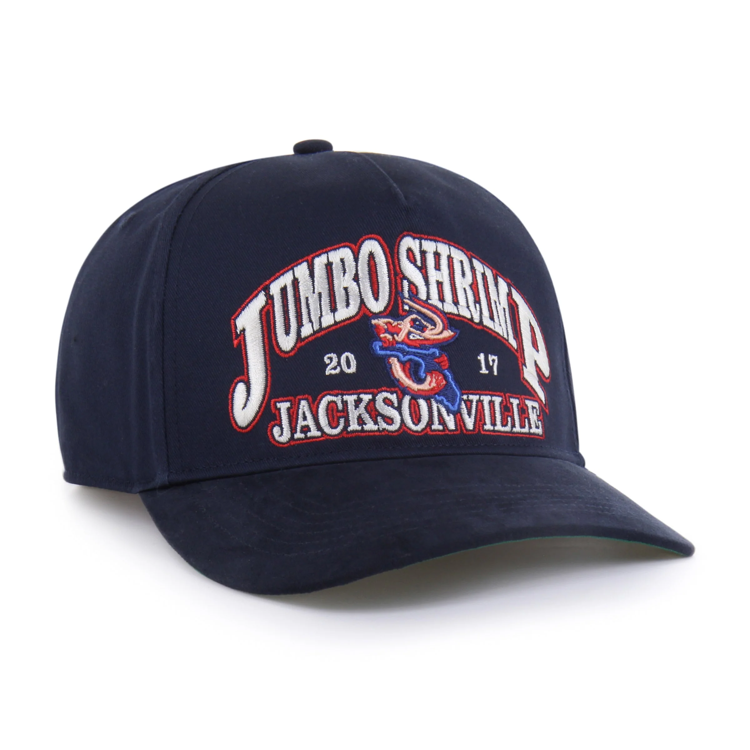 Jacksonville Jumbo Shrimp '47 Break Wood Navy Suede Hitch - Image 2