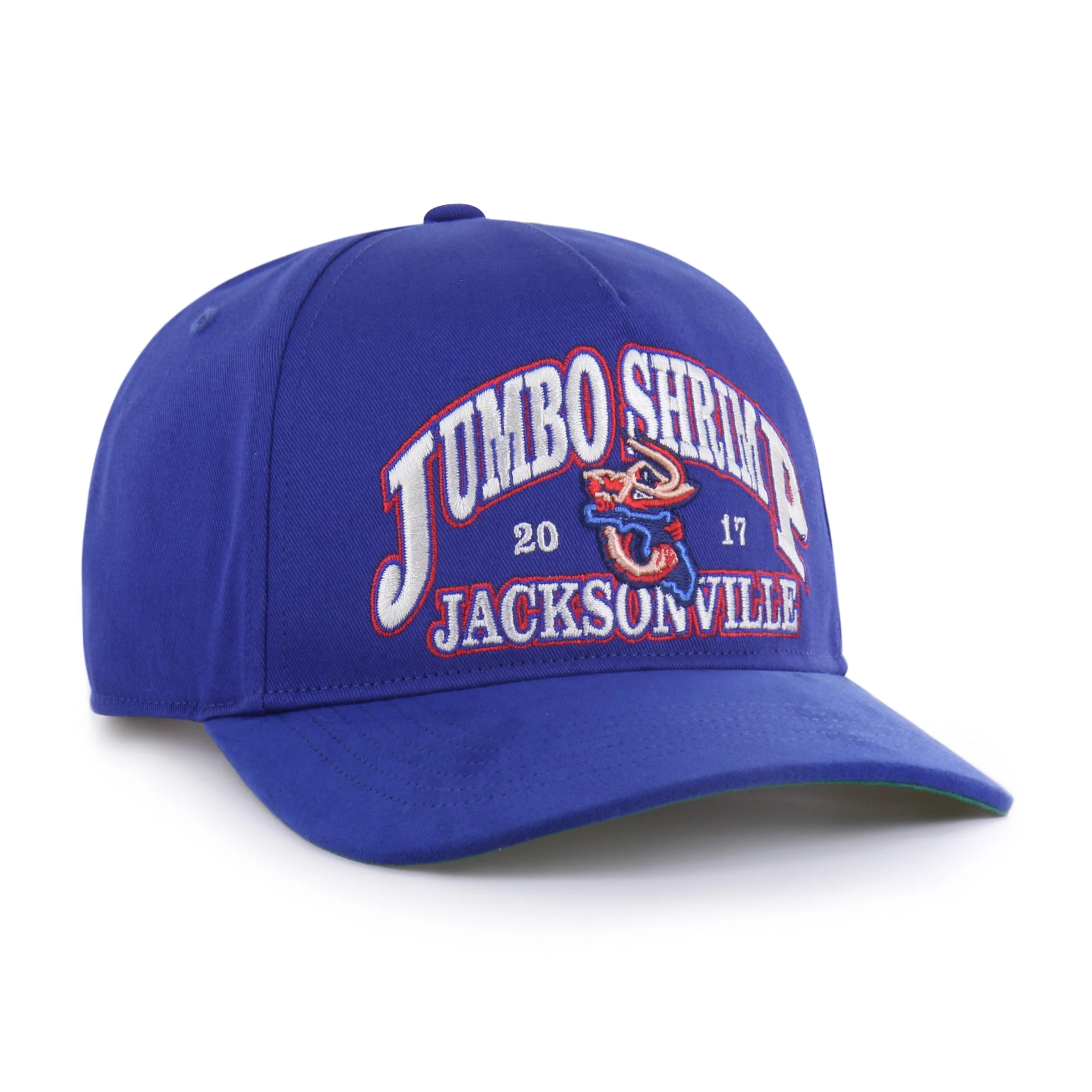 Jacksonville Jumbo Shrimp '47 Break Wood Royal Suede Hitch - Image 2