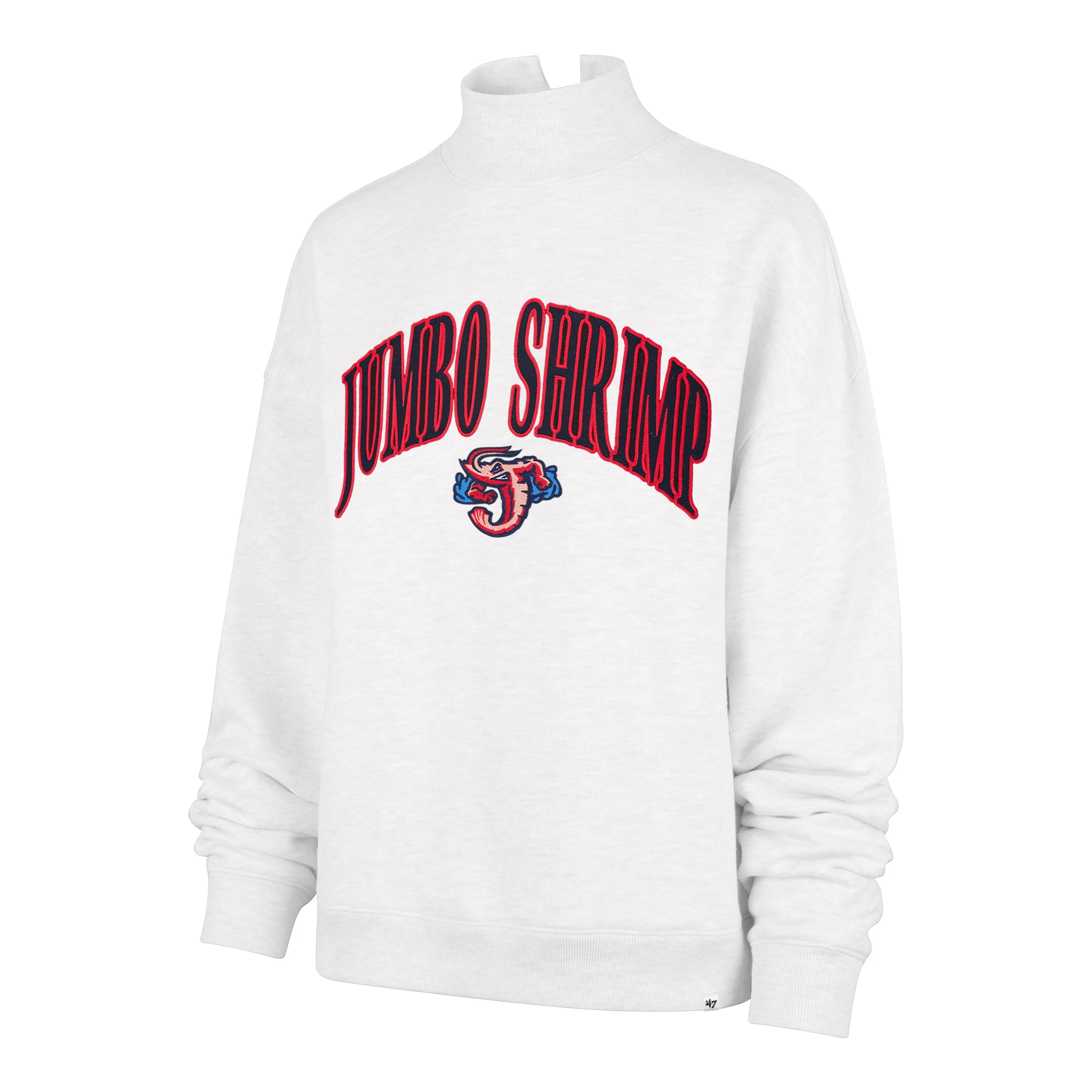 Jacksonville Jumbo Shrimp '47 Ladies Vantage Mock Neck Pullover
